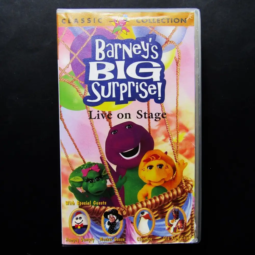 TV Series - Barney`s Big Surprise - Childrens VHS Video Tape (1998) for ...