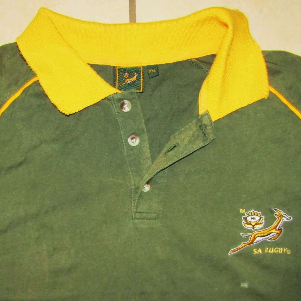 Sporting Memorabilia - Old Springbok Rugby Shirt - Size XXL was listed ...