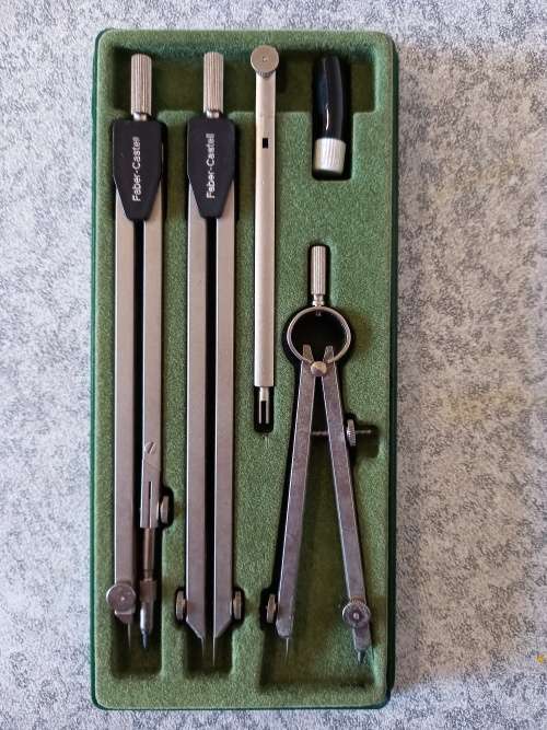 Compasso Set 3 Pezzi Set 3 Compassi Fluo Fuxia - Metallico, 140 Mm, Made In Italy Compasso Fuxia Fluorescente - 4