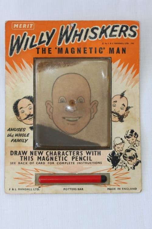 Vintage Toys An amazing Willy Whiskers (1961) man toy made