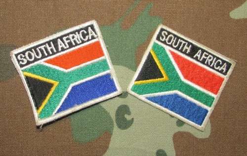 South African Army - SANDF - Flag Shoulder Badges was sold for R40.00 ...