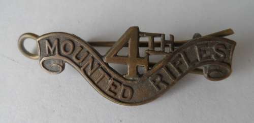 South African Army - 4th Mounted Rifles ( Umvoti Mounted Rifles ) Title ...