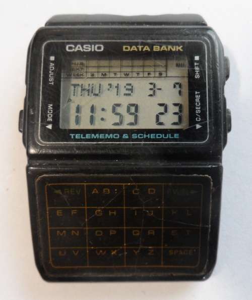 casio data bank watches