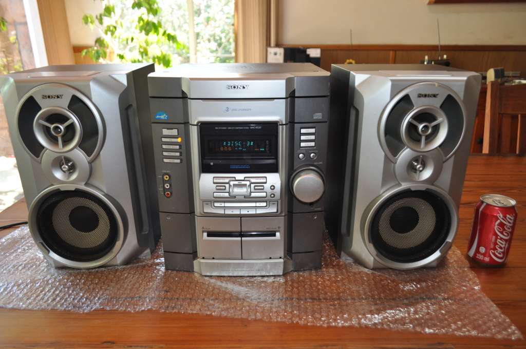 Home Theatre Systems - Old School Sony HiFi With Double Cassette Deck ...