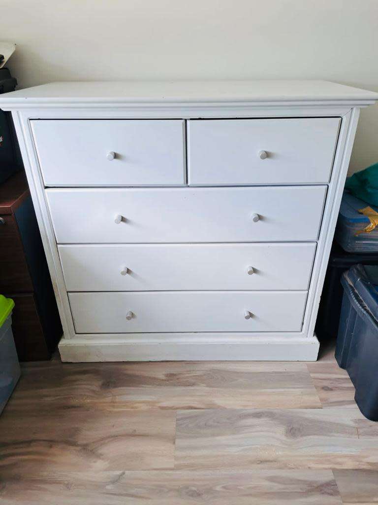 Drawers Solid wooden chest of drawers was sold for R856.00 on 8 Dec