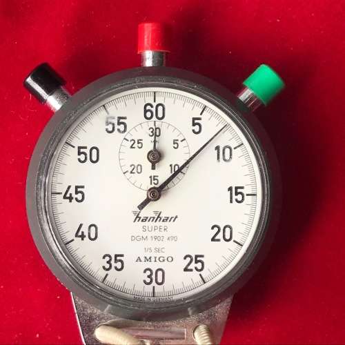 Stop Watches Vintage German Hanhart Amigo stopwatch Super DGM1902