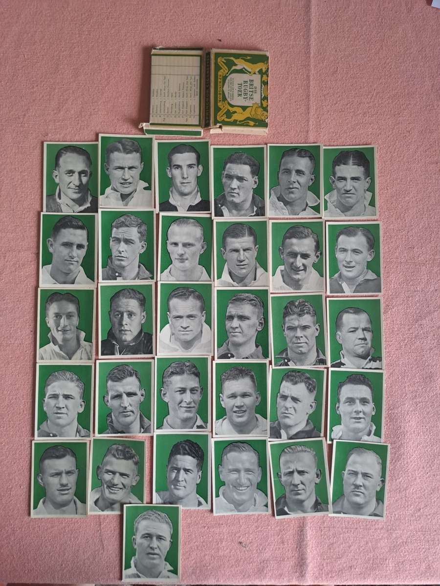 Sporting Memorabilia - Cigarette cards 1938 - Issued by Springbok ...