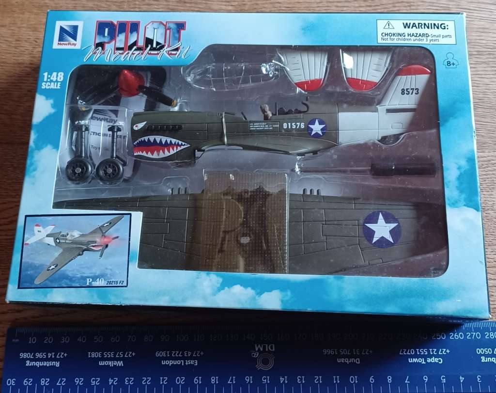 Aircraft Spacecraft NewRay Pilot Model Kit ~ P 40 20215 F2 ~ 1:48 Aircraft Spacecraft NewRay Pilot Model Kit ~ P 40 20215 F2 ~ 1:48