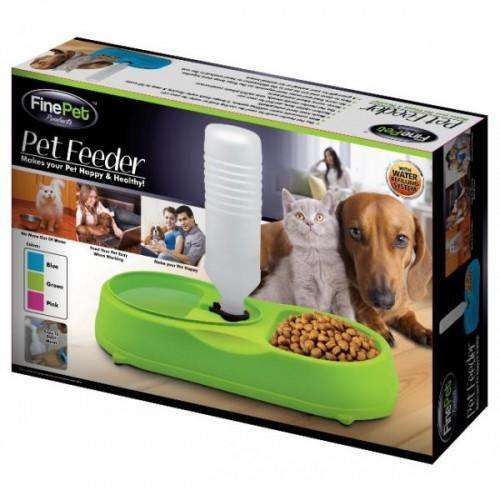 Other Pet Supplies - *** FINE PET - PET FEEDER - GREEN *** was sold for R1.00 on 17 May at 22:01 by antiktoktoy in Durban (ID:283465063)