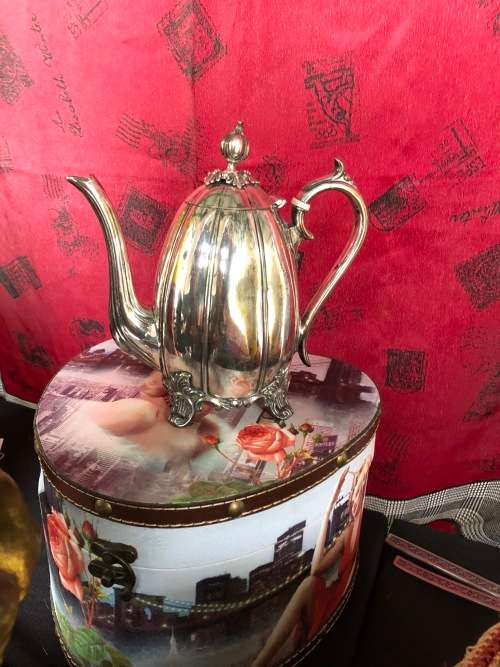 Silver UNUSUAL PETITE VICTORIAN TEAPOT was listed for R850.00 on 27