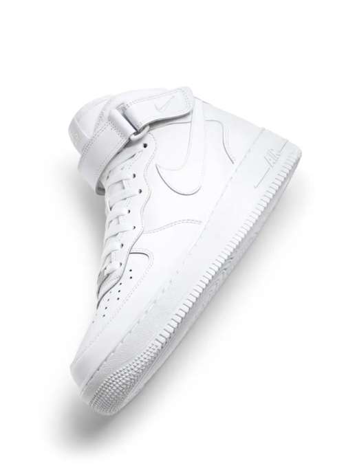 black airforces with white tick