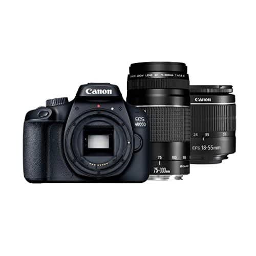 Digital SLR - Canon EOS 4000D twin lens bundle was sold for R8,500.00 ...