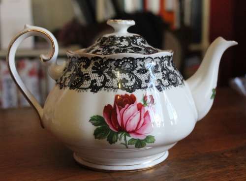 English Porcelain Rare Royal Albert Senorita Teapot. was sold for