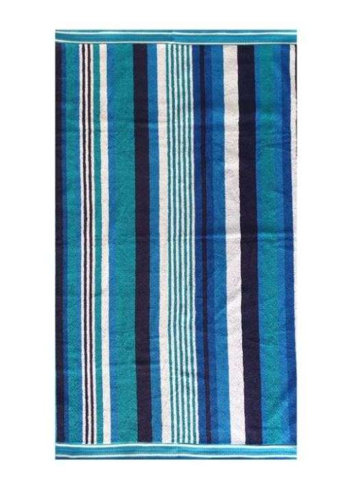 Bath Towels & Mats Striped bath sheet 90x150cm 100 cotton was sold