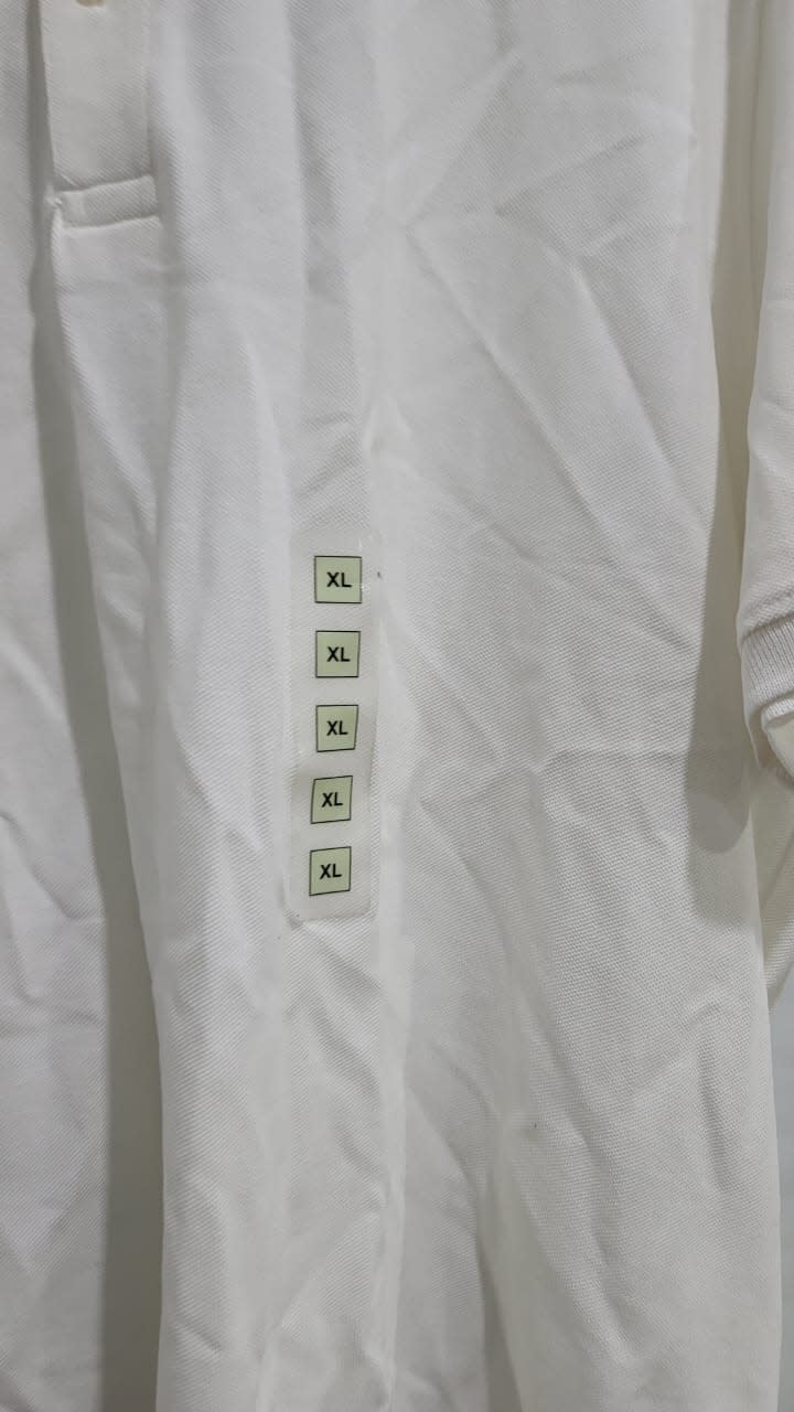 Shirts - Splash Mens White Golfer/Polo from Dubai - Size XL was sold ...