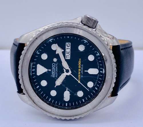 seiko men's 21 jewel automatic dive