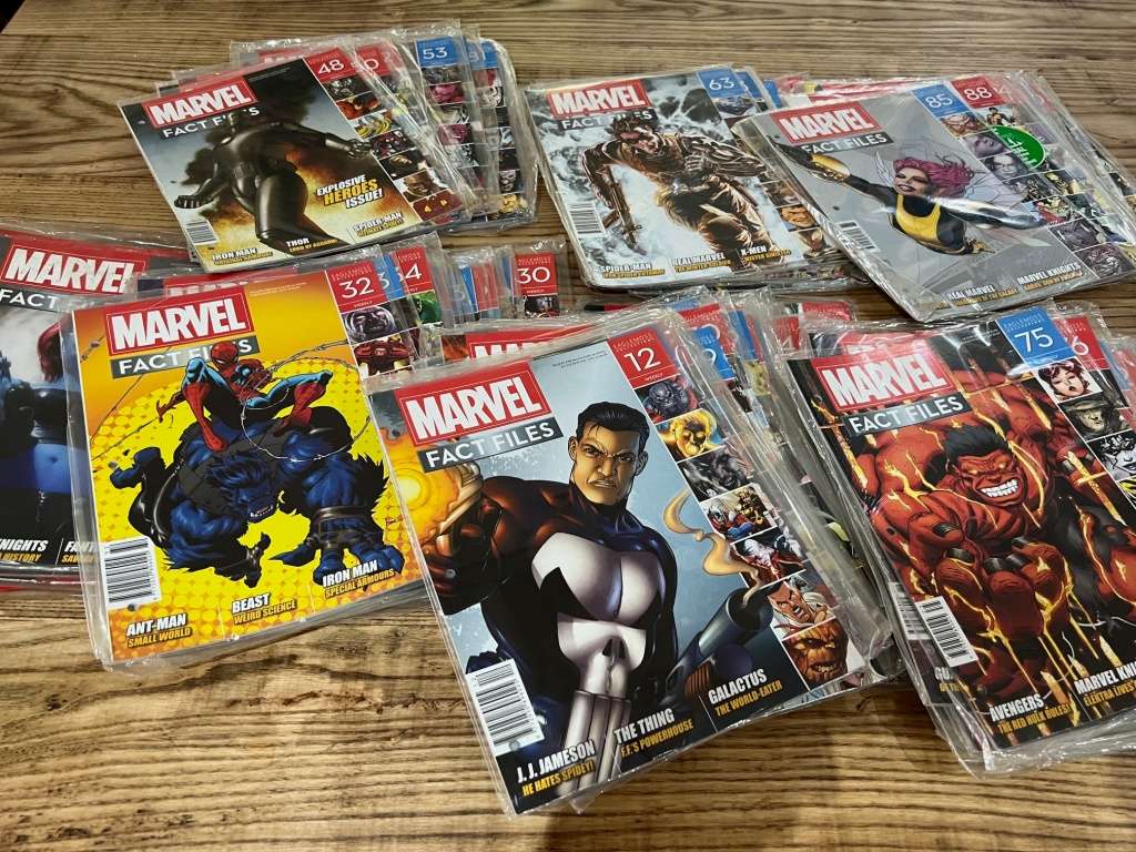 Other Antiques & Collectables BULK LOT OF 64 X MARVEL FACTFILES IN