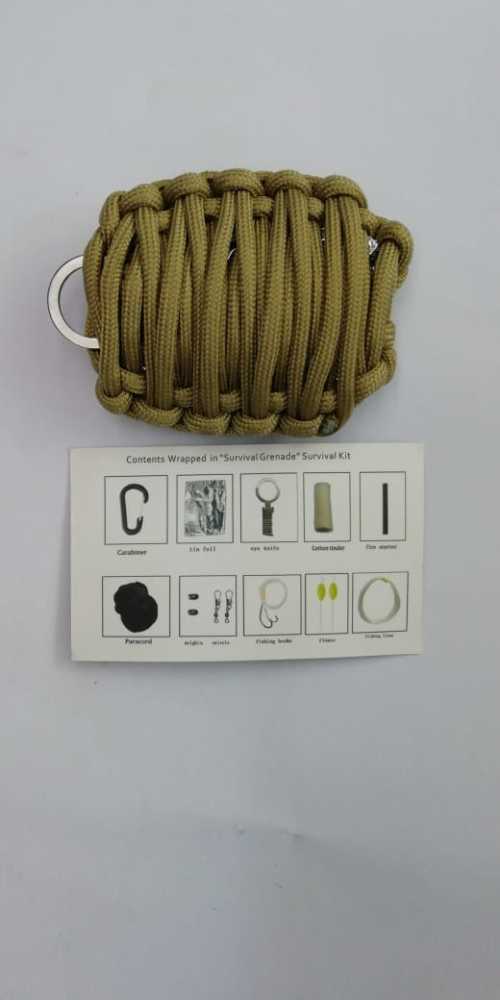 Ropes, Cords & Slings - Survival Grenade Paracord Survival Fishing Gear Kit  - Khaki for sale in Vereeniging (ID:607752373)
