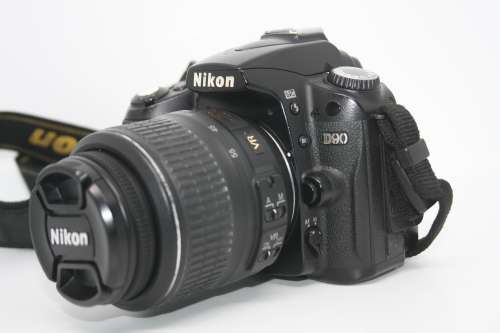 Digital SLR Nikon D90 12MP DSLR Camera HD MOVIES WITH NIKON 18