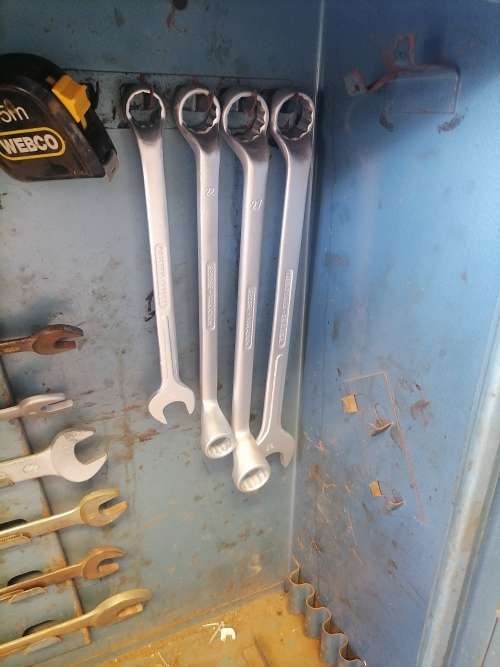 Tool Boxes & Sets GEDORE WALL MOUNTED TOOLBOX WITH TOOLS was sold for