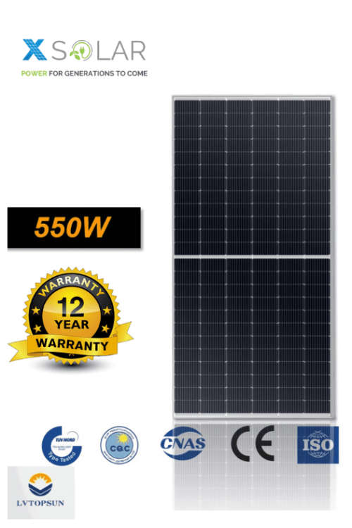 Solar Panels High Efficiency 550w Solar Panel Photovoltaic Module Mono Cell was listed for R5