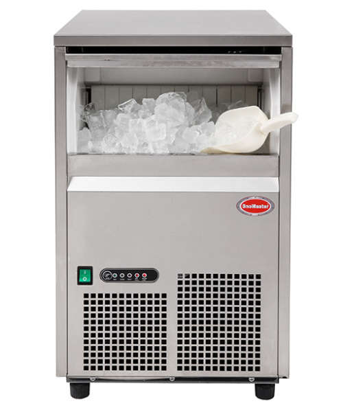 Ice Machines Snomaster 26kg PlumbedIn Ice Maker Stainless Steel was