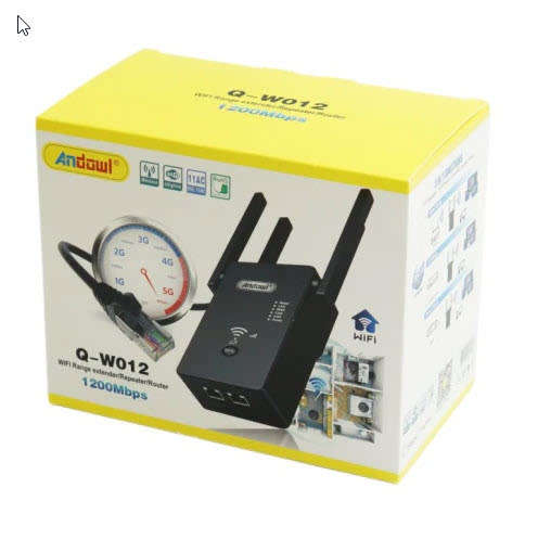 Wireless Routers - Andowl 5.8ghz 1200Mbps Wireless WiFi Range Extender ...