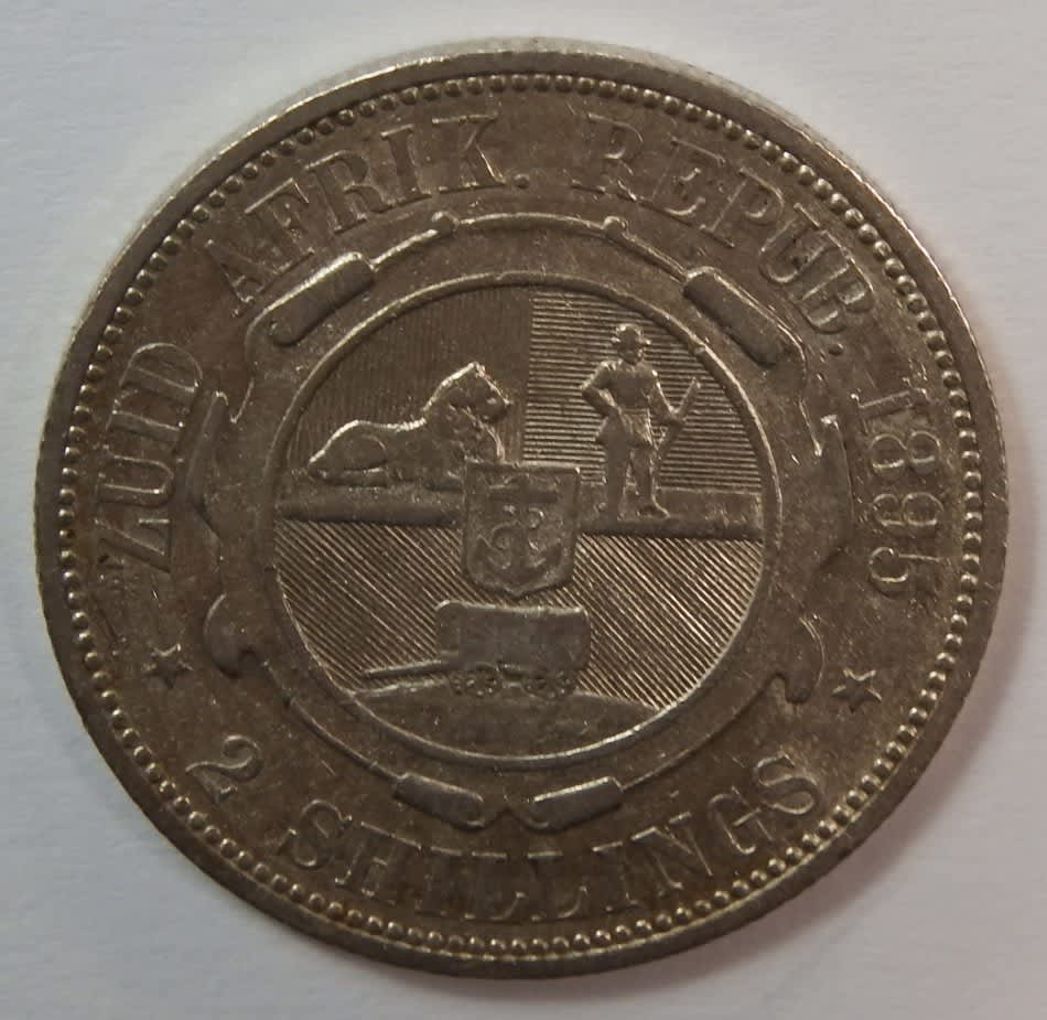 Two Shillings - 1895 South Africa ZAR Kruger two shilling - F+ was listed for R1,750.00 on 6 Jan ...