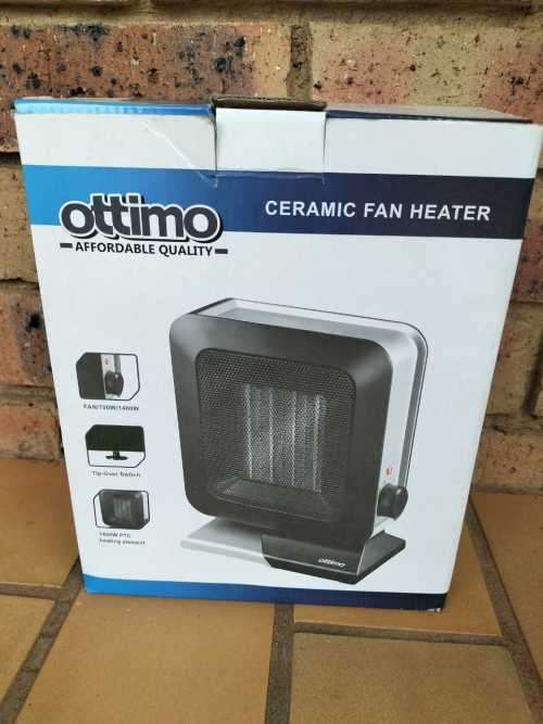 Heaters Ottimo Ceramic Fan Heater in Box. Never Used was sold for
