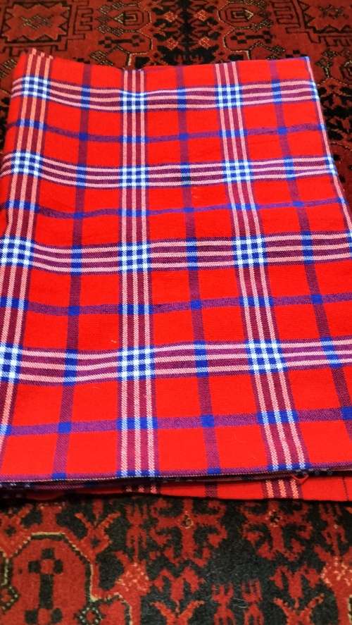 Tablecloths & Runners Genuine Stunningly Beautiful Tartan Maasai