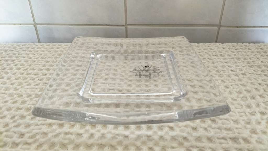Platters Square Glass Woolworths Serving/Cheese Platter for sale in