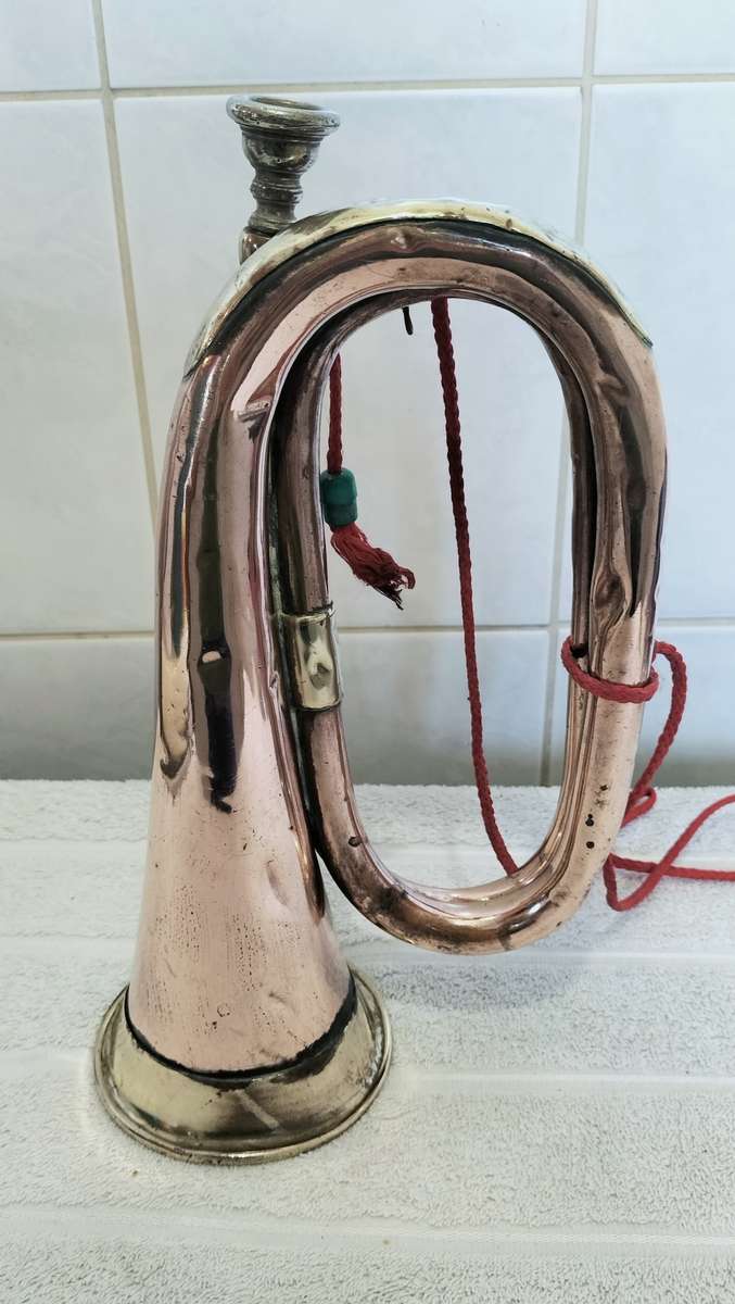 Other Antiques & Collectables Stunning Antique Copper and Brass Bugle