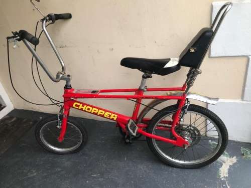 vintage chopper bike