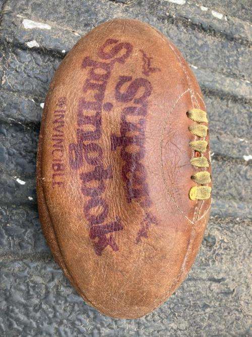 Sporting Memorabilia Vintage Springbok Leather Rugby Ball was listed