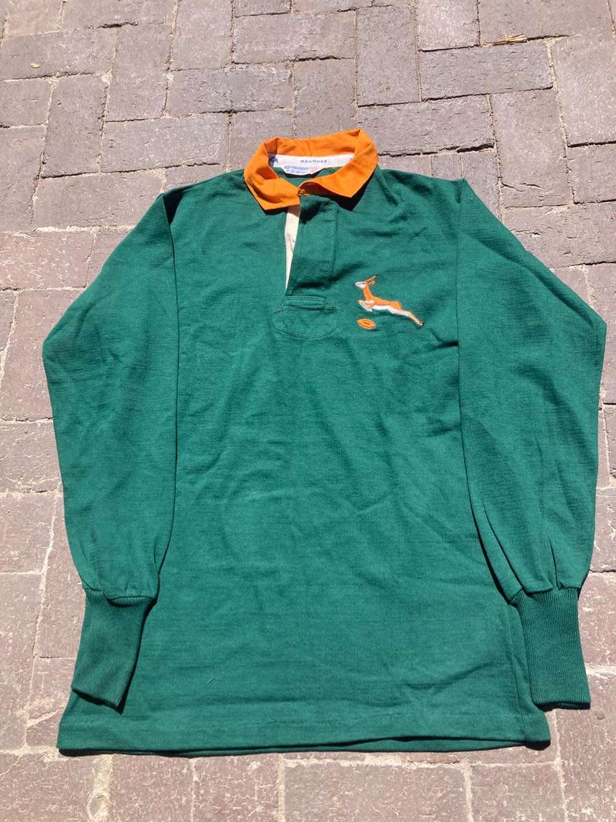 Sporting Memorabilia - Springbok Rugby Players Issue Jersey 1980s was ...