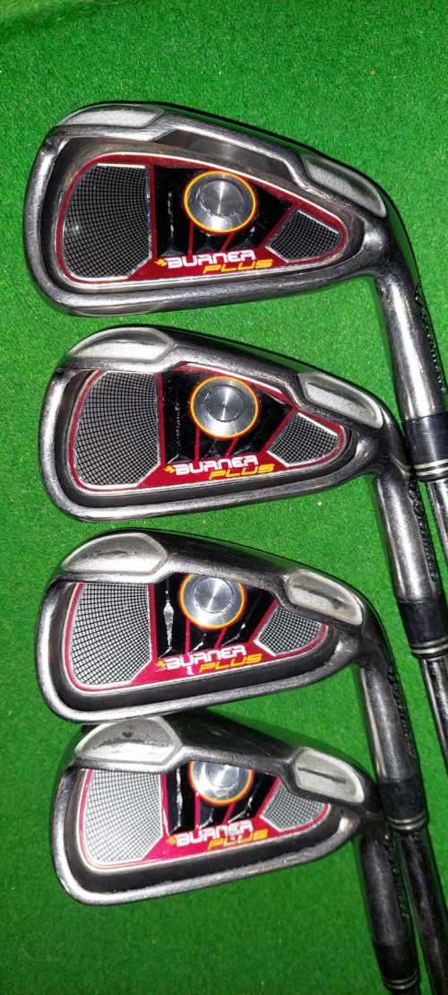 Irons & Hybrids TaylorMade Burner Plus Irons 4 SW was listed for R4