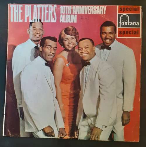 Soul & Funk The Platters 10th Anniversary Album LP Vinyl Record for
