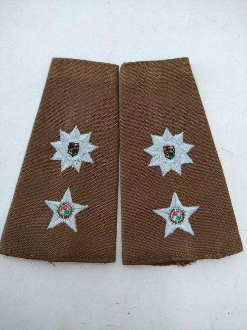 South African Army - Pair of SADF Lieutenant Colonel`s Rank Epaulettes ...