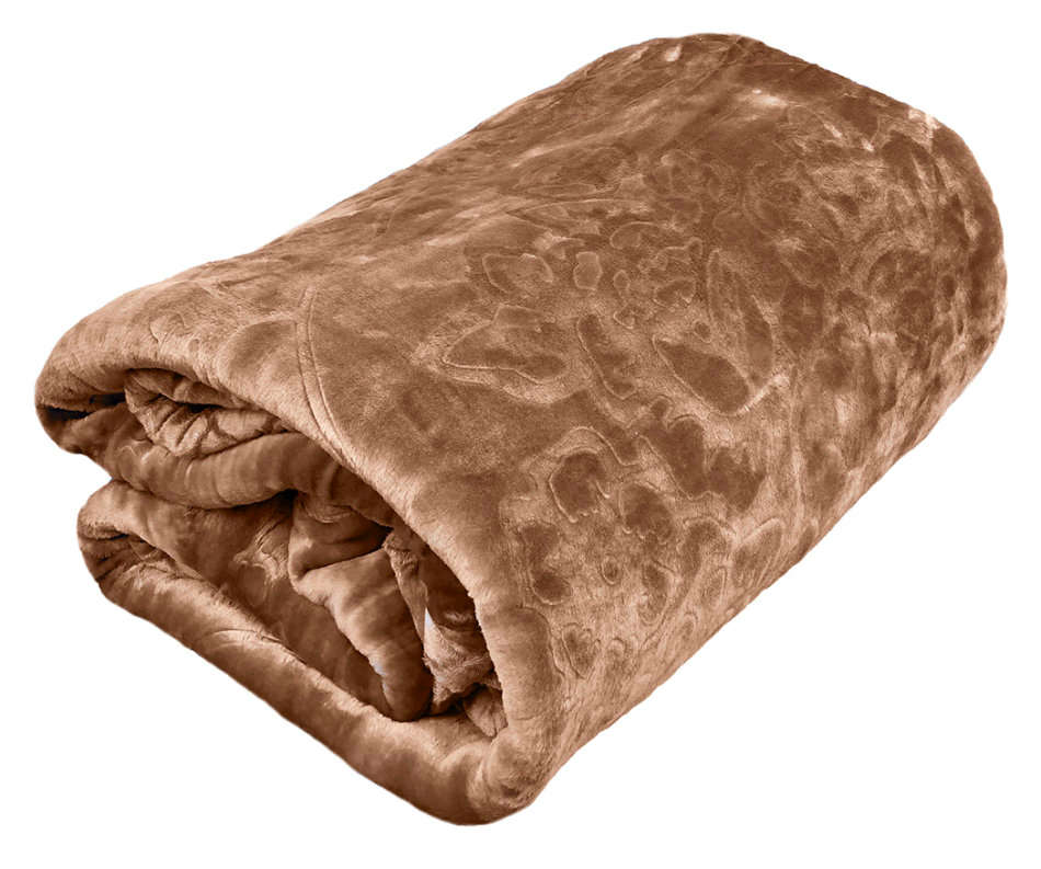 Blankets & Comforters Super Soft 3 PLY HEAVY Quality Mink & Embossed