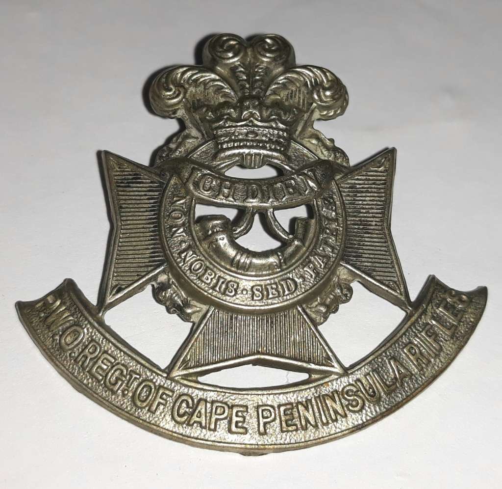 South African Army - Prince of Wales Own Regiment Cape Peninsula Rifles ...