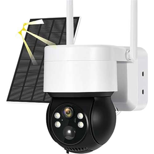 Surveillance Cameras - Solar Powered Wireless IP Camera Waterproof PIR ...