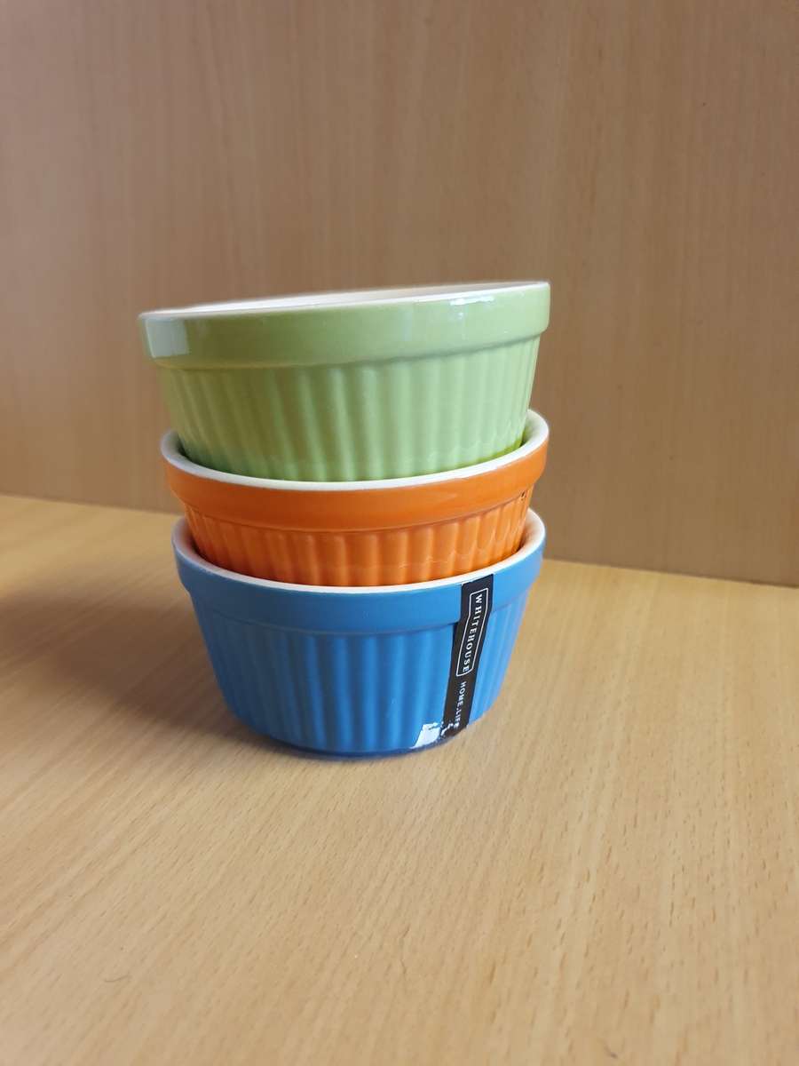 Ramekins Set of 3 Ramekins (height 6cm width 10cm) for sale in Cape