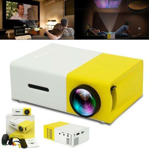 Projectors Portable YG300 Mini LED Projector Yellow was sold for