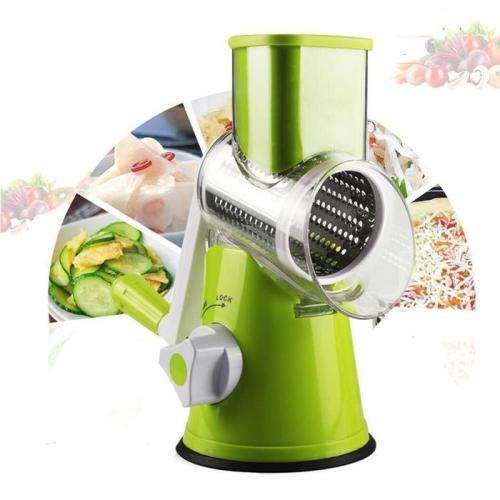 Graters Shredder Tabletop Drum Grater with 3 Interchangeable Drums