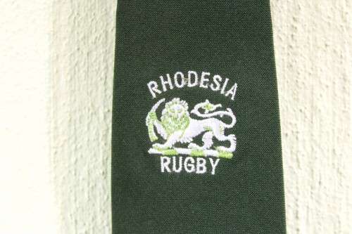 Sporting Memorabilia - Vintage Rhodesia Rugby - Superb tie in good ...