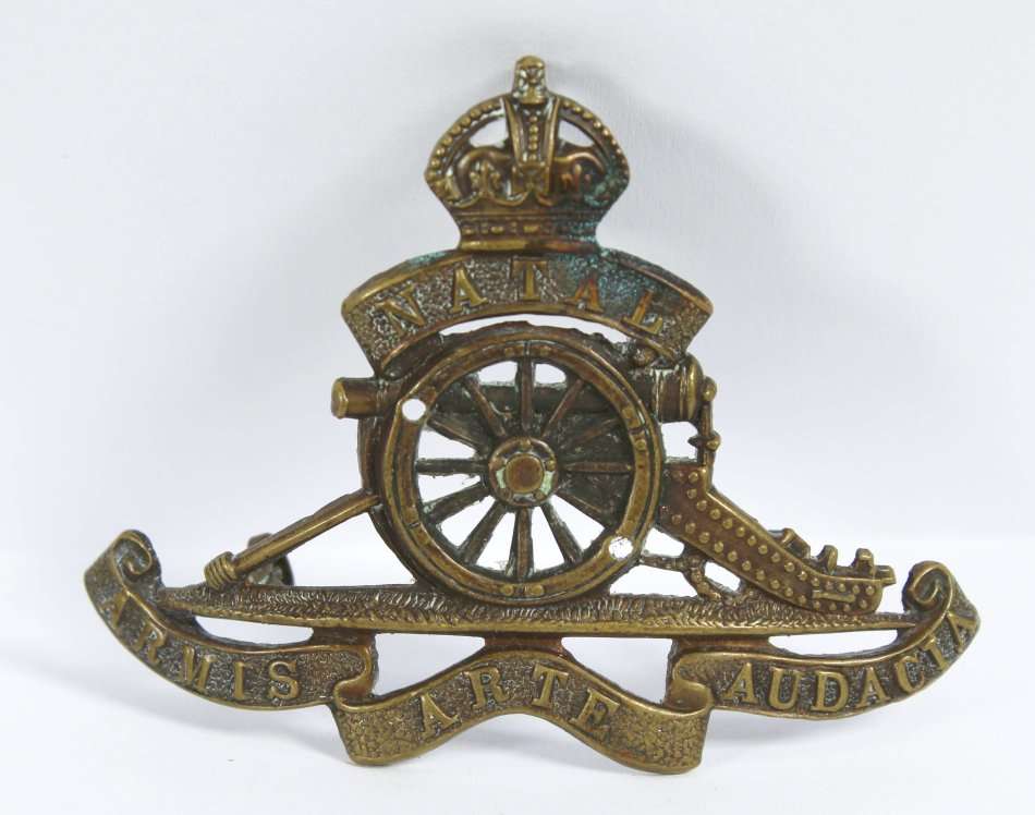 South African Army Natal Field Artillery badge A treasure!! Bid