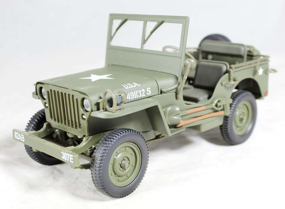 Collectable Cars Gate Willy's Jeep 118 Scale Model Bid Now