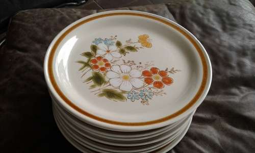 Stoneware - 10 Vintage Highland Florals Collection Japanese Stoneware ...