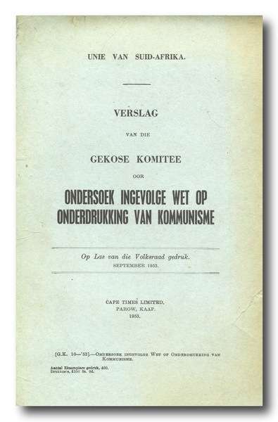 Afrikaans Non-Fiction - Verslag van die Gekose Komitee oor Ondersoek ...