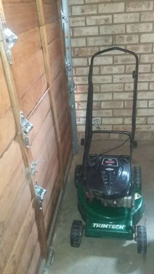 Lawnmowers TrimTech 190cc petrol lawn mower was listed for R1